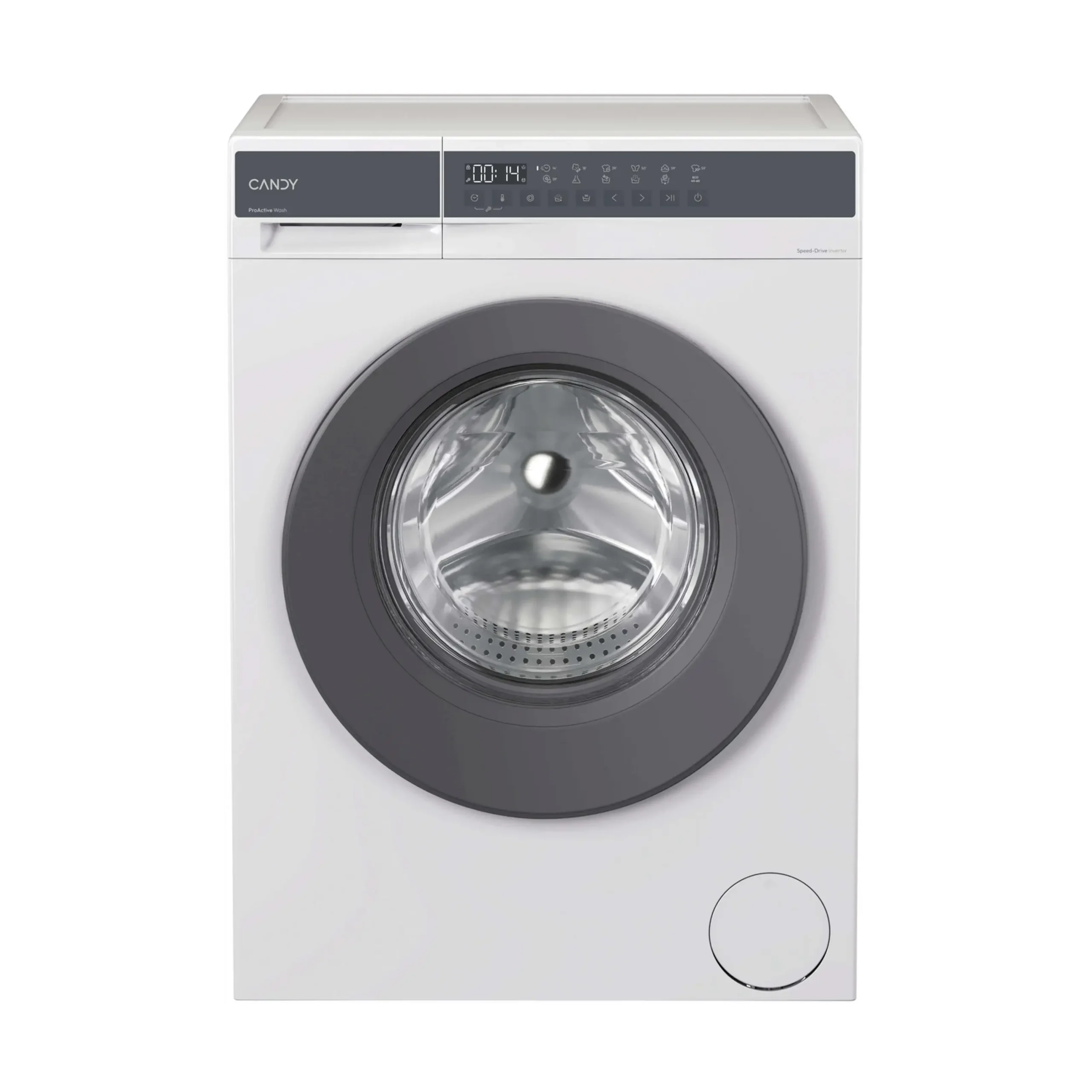 CANDY EY 29GG8-S LAVATRICE, Caricamento frontale, 9 kg, 12 programmi, Profondità 60,1 cm, Giri 1200 rpm, Bianco, livello rumorosità centrifuga 70 dB(A), Classe A