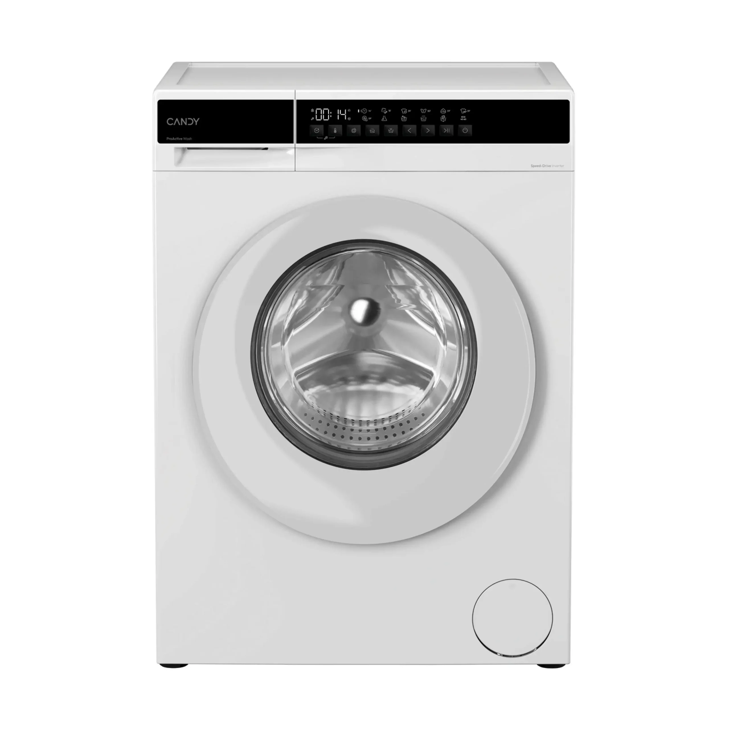 CANDY EY 28S8-S LAVATRICE, Caricamento frontale, 8 kg, 12 programmi, Profondità 53,2 cm, Giri 1200 rpm, Bianco, livello rumorosità centrifuga 72 dB(A), Classe A