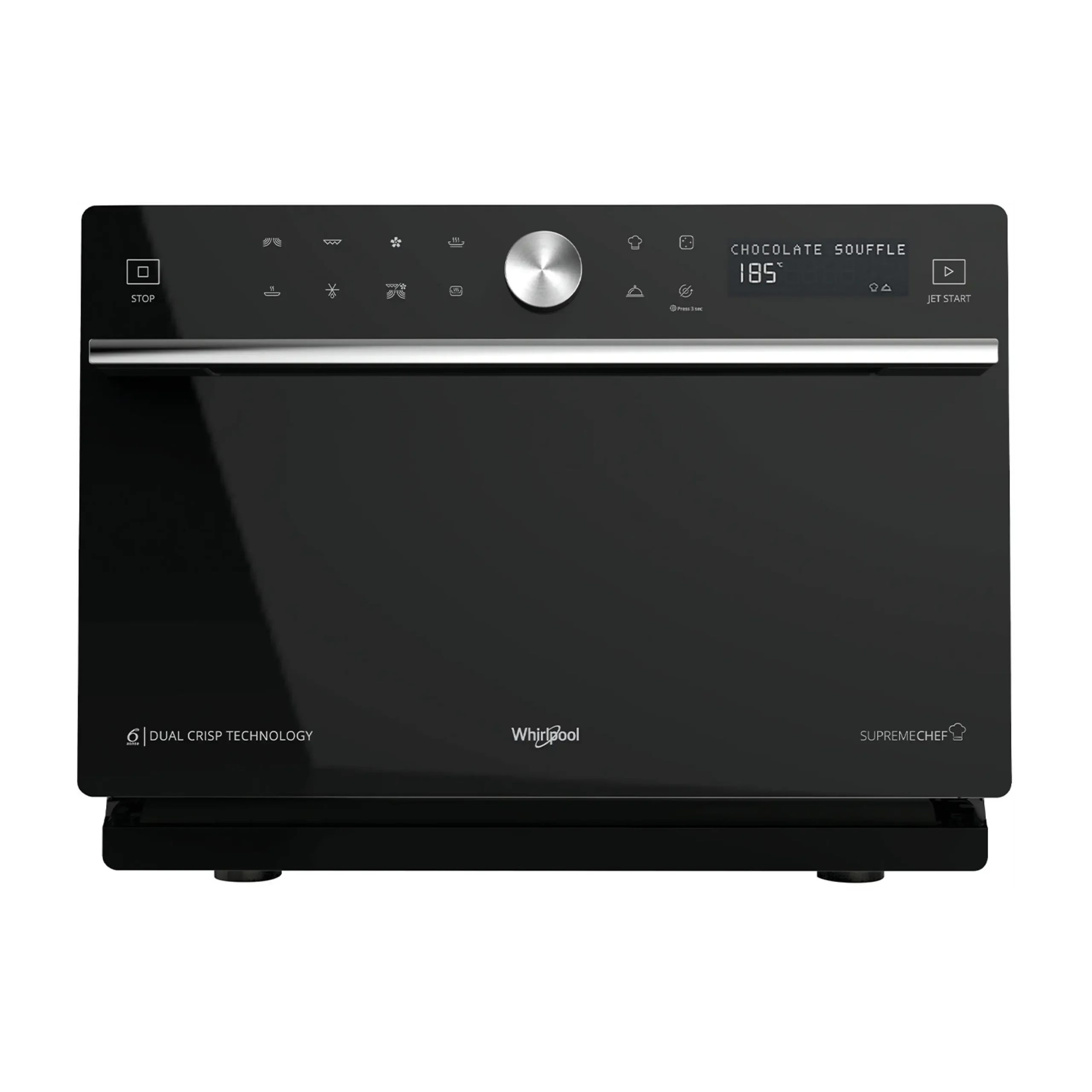 MICROONDE COMBINATO WHIRLPOOL MWSC 9133 SB, capacità 33 l, potenza microonde max 1000 W, Funzione grill, Potenza grill 1200 W, 7 livelli di potenza, Funzione vapore, Silver
