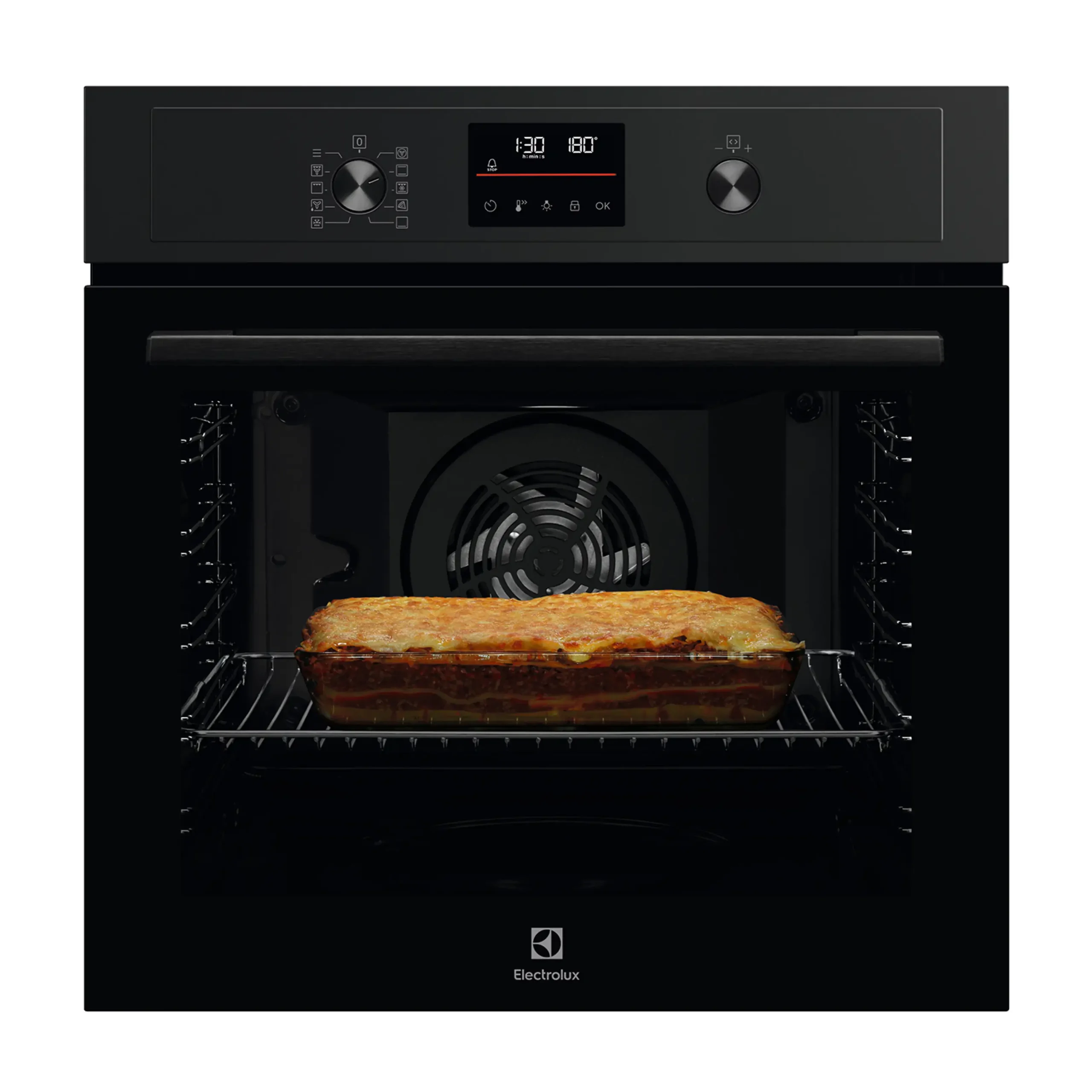 ELECTROLUX EOF4P56H FORNO INCASSO Capacità 72 l, dimensoni: L 59,4 cm - A 58,9 cm - P 56,9 cm, nero, classe A+