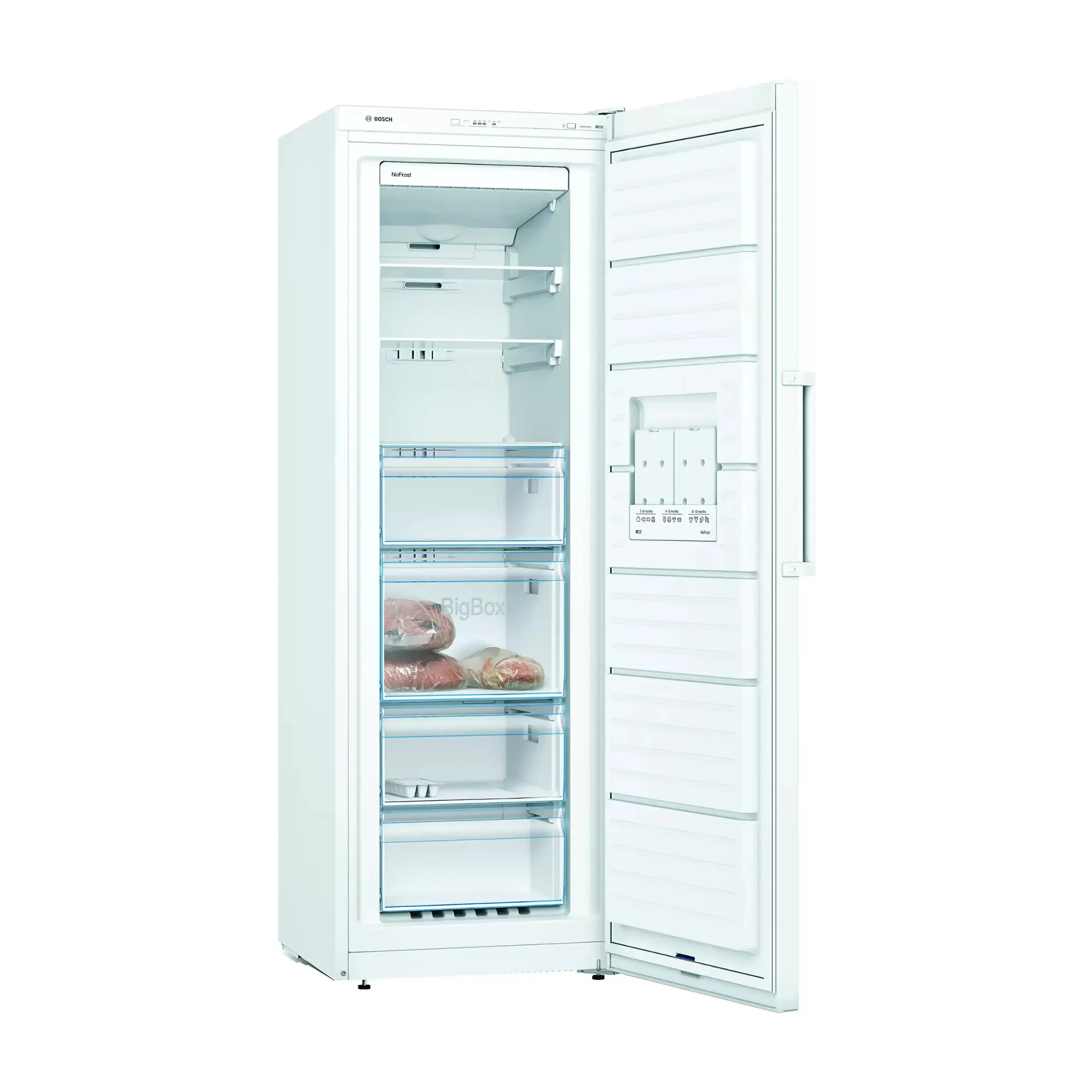 BOSCH GSN29VWEP Congelatore verticale, Capacità netta 200 l, dimensioni: L 60 cm, A 161 cm, P 65 cm, Rumorosità 39 dB(A), 4 cassetti, Classe E – Image 3
