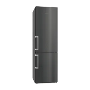 FRIGORIFERO COMBINATO MIELE KFN 4795 AD bst, Capacità netta totale 371 l, Rumorosità: 34 dB(A), LAN wireless, 5 ripiani, Dimensioni: L 59,7 cm A 201,5 cm P 67,5 cm, Black, Classe A