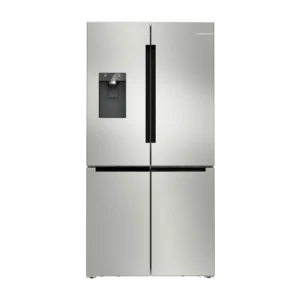Frigorifero americano BOSCH KFD96APEA, Sistema Multi Flow: Sì; Sistema raffreddamento frigorifero: No Frost; Sistema raffreddamento congelatore: No Frost, Capacità netta totale 574 l, Rumorosità: 39 dB(A), LAN wireless, Dispenser acqua, Dispenser ghiaccio, Dimensioni: L 90,5 cm A 183 cm P 73,1 cm, Inox Antimpronta, Classe E
