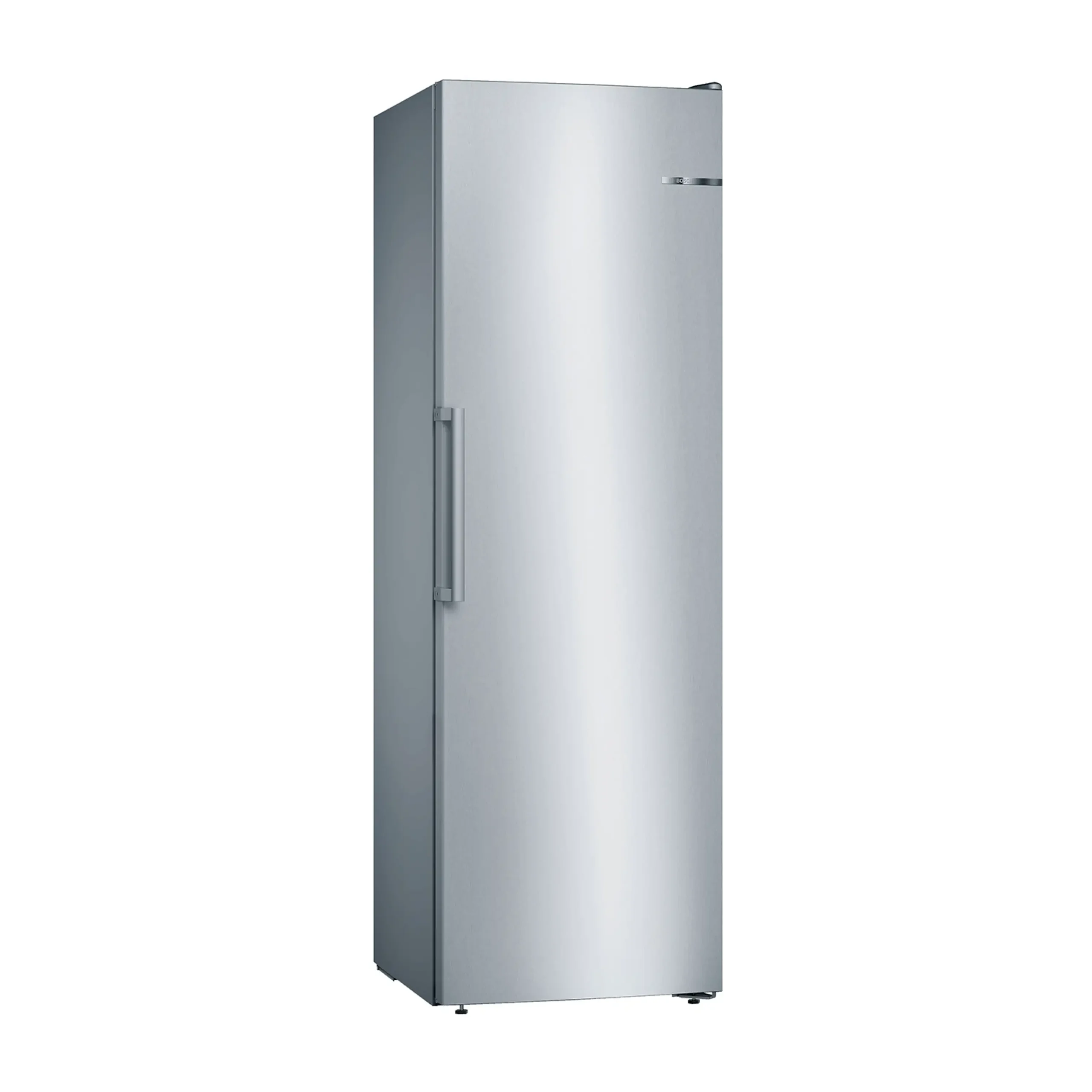 BOSCH GSN36VLEP Congelatore verticale, Capacità netta 234 l, dimensioni: L 60 cm, A 186 cm, P 65 cm, Rumorosità 39 dB(A), 4 cassetti, Acciaio Inox, Classe E