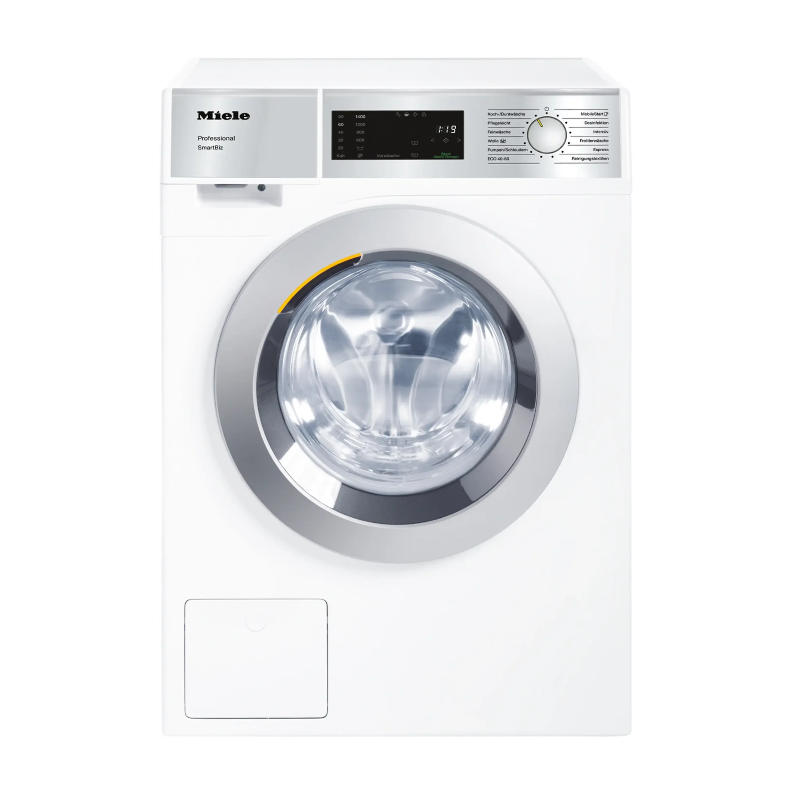 MIELE PWM 1108 SmartBiz LAVATRICE, Caricamento frontale, 8 kg, 12 programmi, Profondità 63,6 cm, Giri 1400 rpm, White, livello rumorosità centrifuga 69 dB(A), Classe A