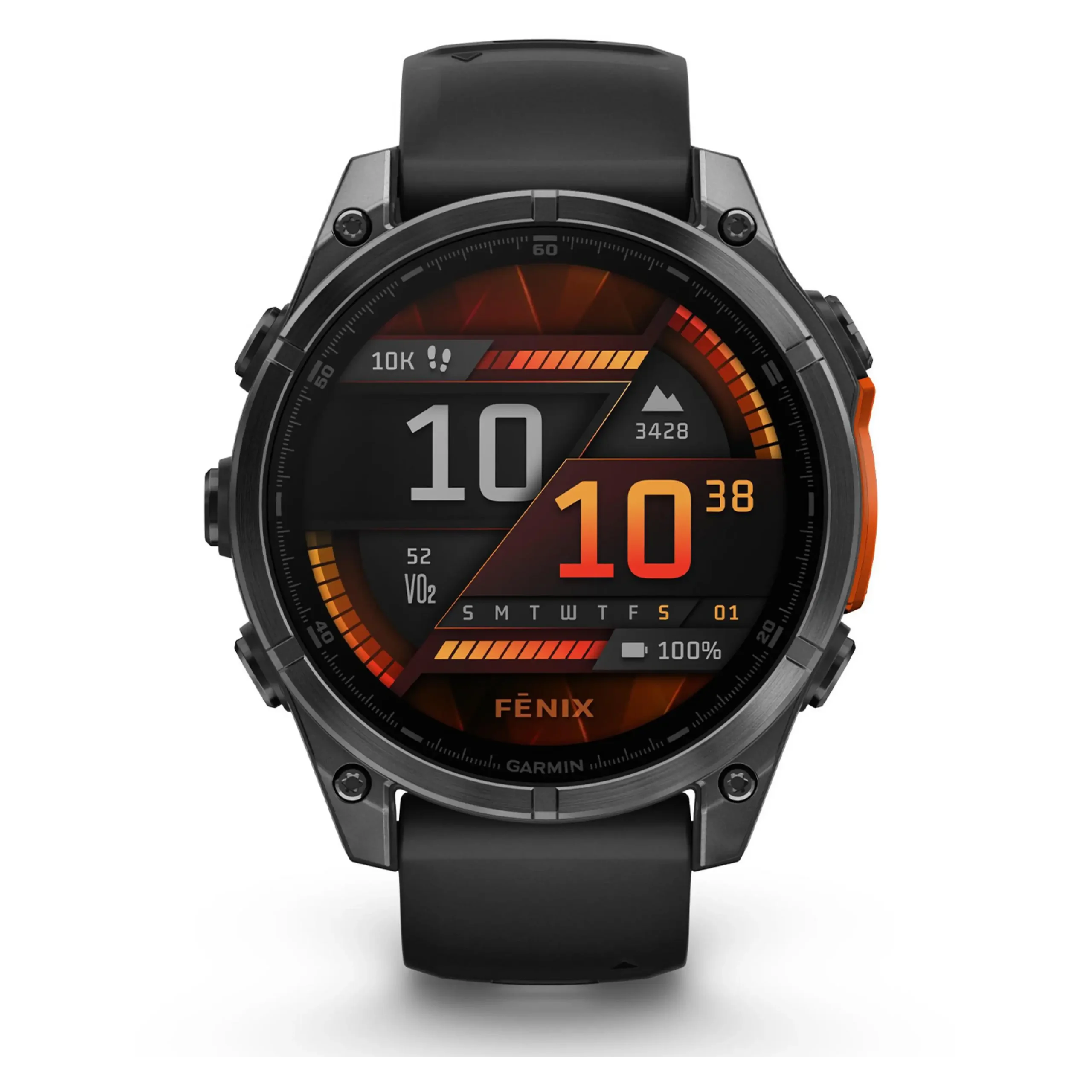 SMARTWATCH GARMIN fenix 8 - 47mm AMOLED, Grigio scuro/ nero