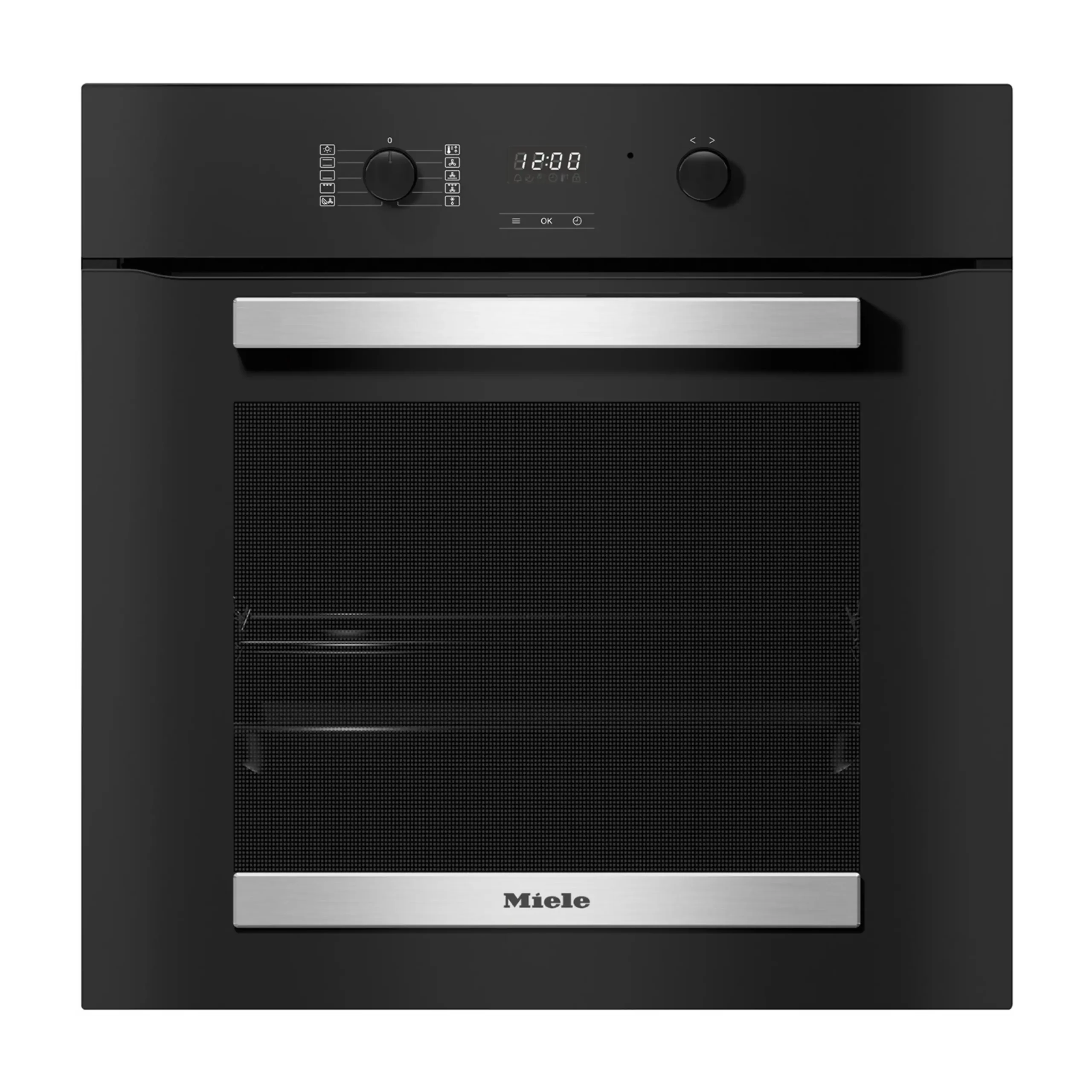 MIELE H 2455 B FORNO INCASSO Capacità 76 l, dimensoni: L 59,5 cm - A 59,6 cm - P 56,9 cm, Black line, classe A+