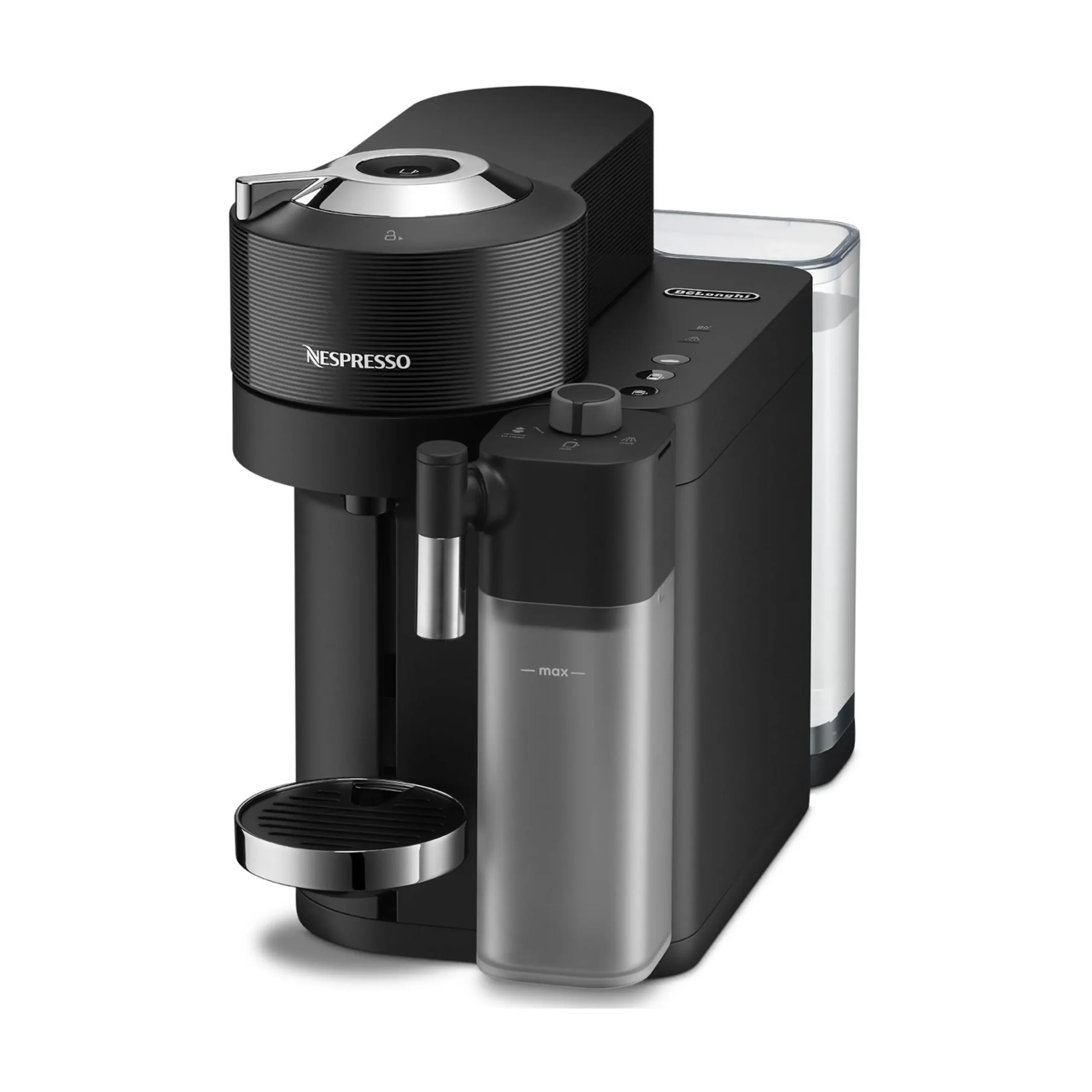 MACCHINA CAFFÈ CAPSULE DE'LONGHI Vertuo Lattissima ENV300, Compatibile con Capsule Nespresso, Potenza 1500 W, Serbatoio acqua 1,6 l, Disattivazione automatica, Nero