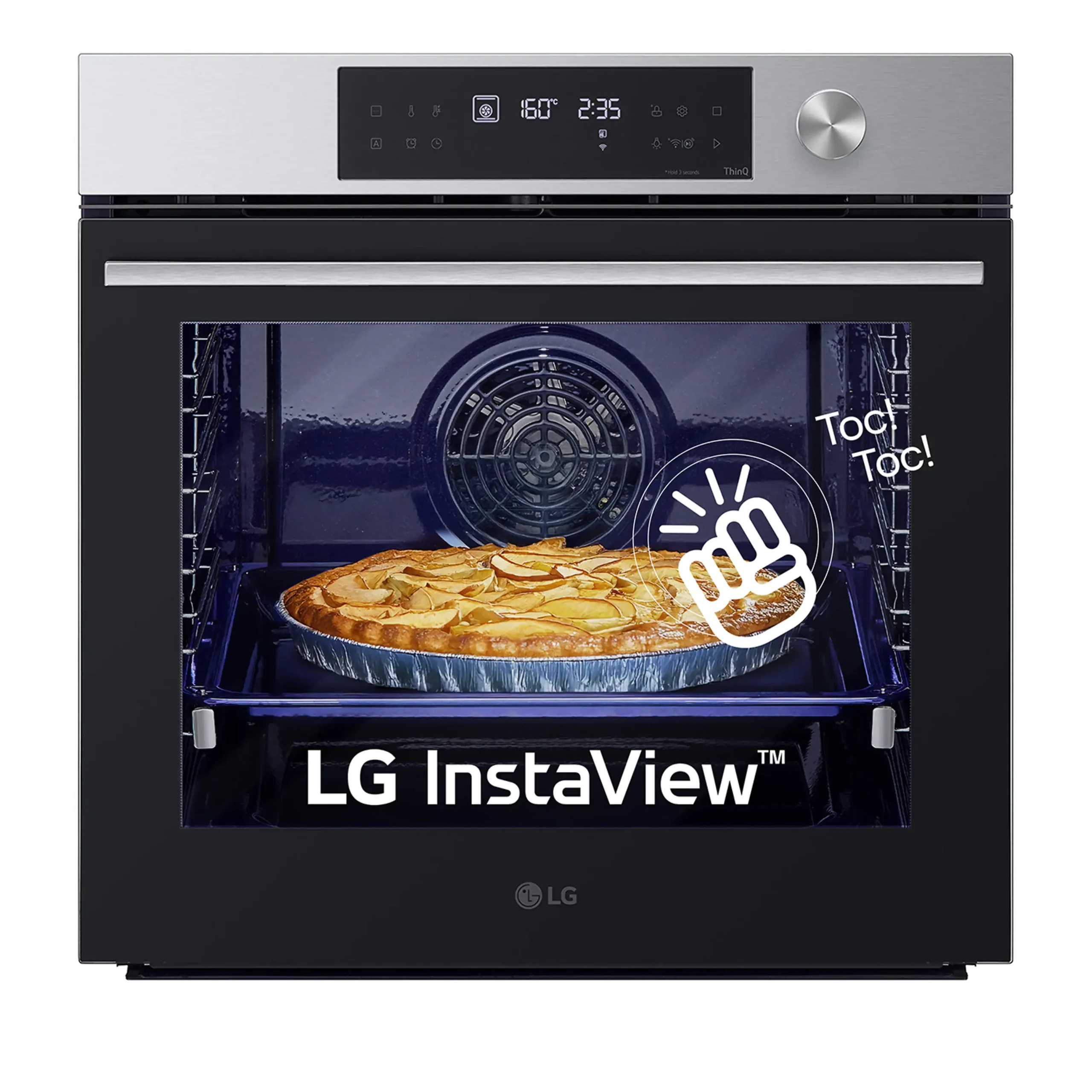 LG WSED7612S InstaView FORNO INCASSO Capacità 76 l, dimensoni: L 59,2 cm - A 59,4 cm - P 56,9 cm, Inox, classe A+