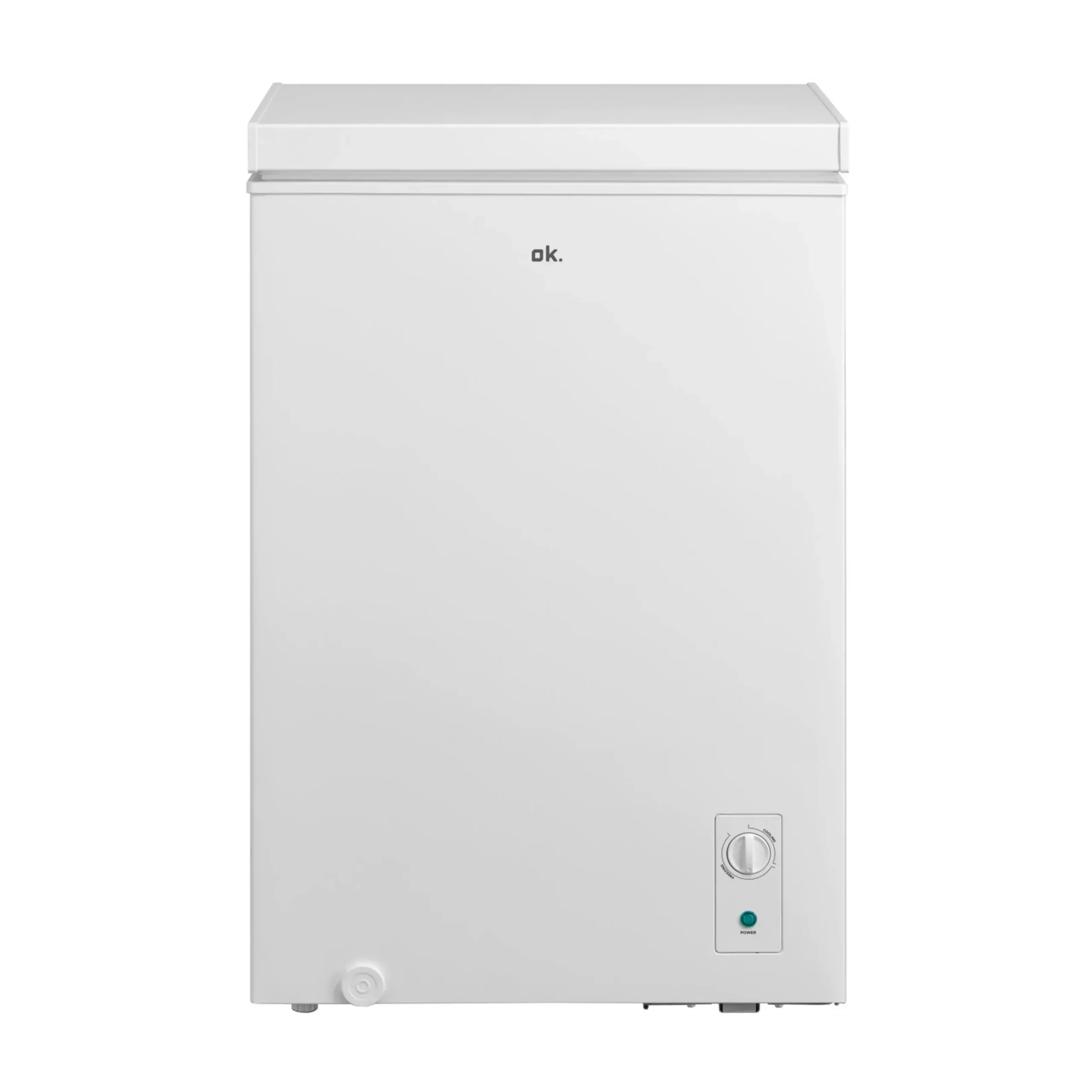 OK OFZ 161 E W Chest Freezer Congelatore pozzo, Capacità netta 99 l, dimensioni: L 55 cm, A 85 cm, P 45 cm, Rumorosità 38 dB(A), Classe E