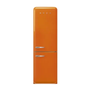 FRIGORIFERO COMBINATO SMEG FAB32ROR6, Capacità netta totale 331 l, Rumorosità: 35 dB(A), 3 ripiani, Dimensioni: L 60,1 cm A 196,8 cm P 72,8 cm, Arancione, Classe C