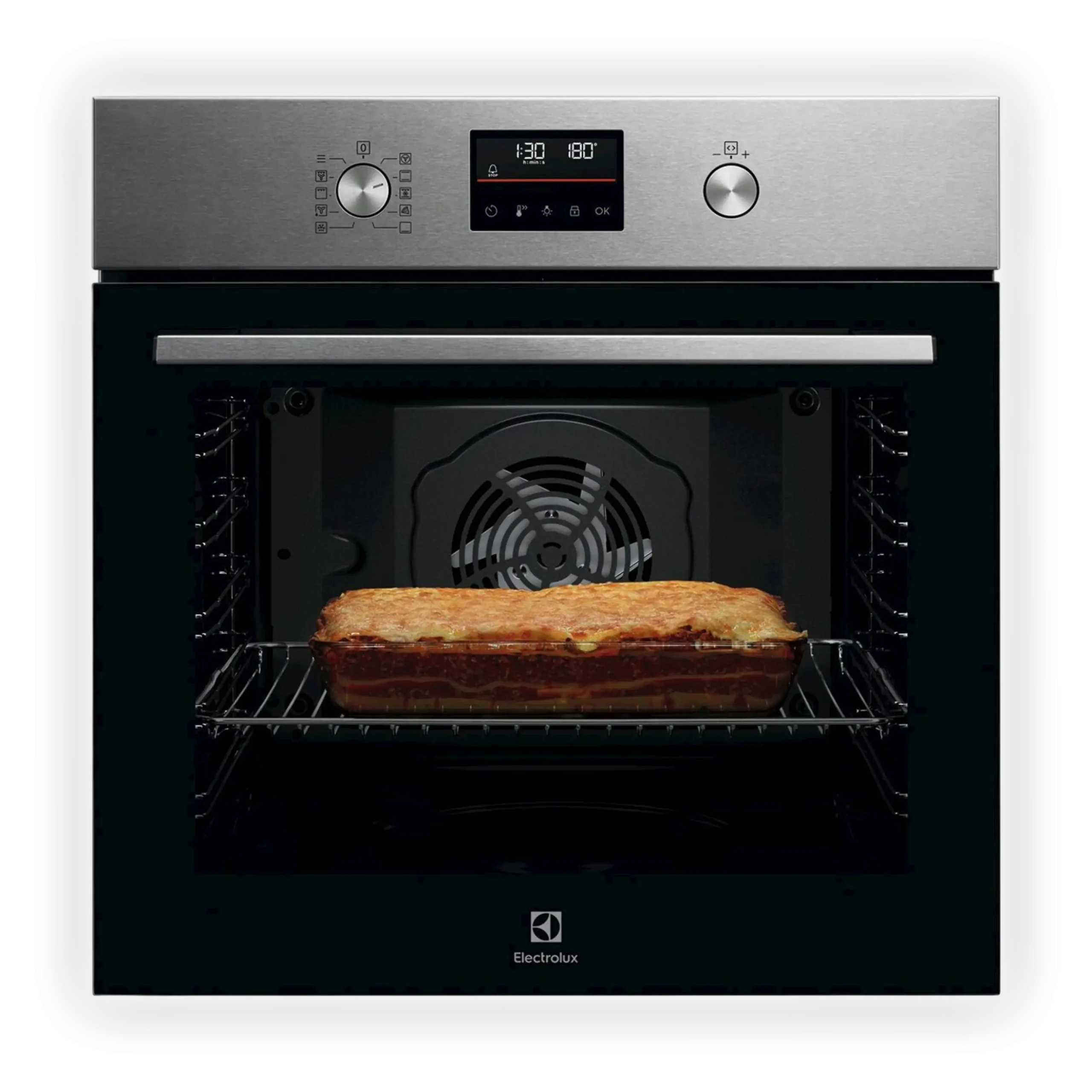 ELECTROLUX COFFP46TX0 FORNO INCASSO Capacità 72 l, dimensoni: L 59,4 cm - A 59,4 cm - P 56,9 cm, Inox antimpronta, classe A++