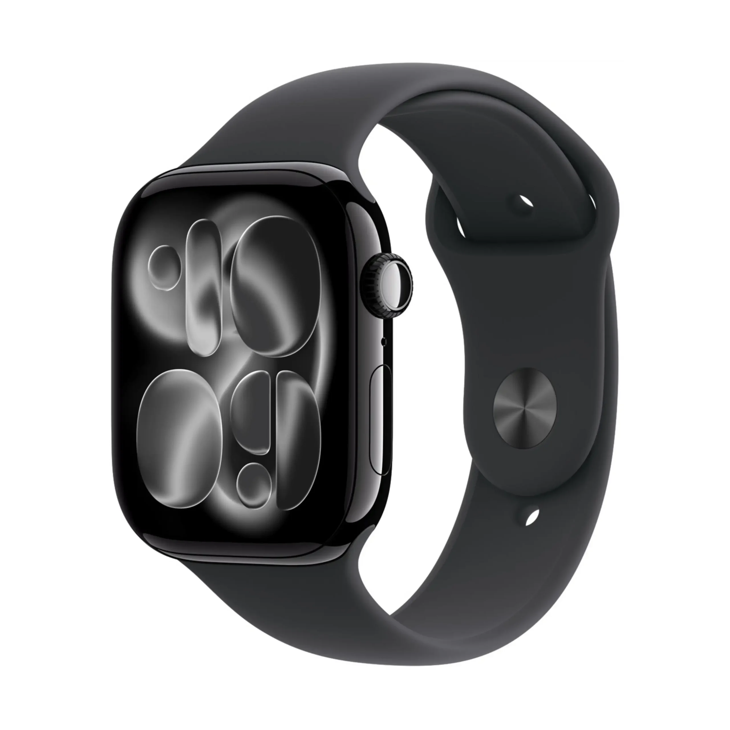 APPLE Watch Series 11 GPS, Cassa 46 mm in alluminio Jet Black con Cinturino Sport nero - S/M