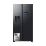 Frigorifero americano SAMSUNG RS90F64EDFEF, Sistema Multi Flow: No; Sistema raffreddamento frigorifero: No Frost; Sistema raffreddamento congelatore: No Frost, Capacità netta totale 621 l, Rumorosità: 36 dB(A), LAN wireless, Dispenser acqua, Dispenser ghiaccio, Dimensioni: L 91,2 cm A 178,4 cm P 72,6 cm, Antracite, Classe D