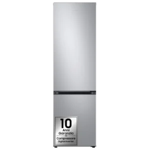 FRIGORIFERO COMBINATO SAMSUNG RB38C607AS9/EF, Capacità netta totale 387 l, Rumorosità: 35 dB(A), LAN wireless, 5 ripiani, Dimensioni: L 59,5 cm A 203 cm P 65,8 cm, Metal Inox, Classe A