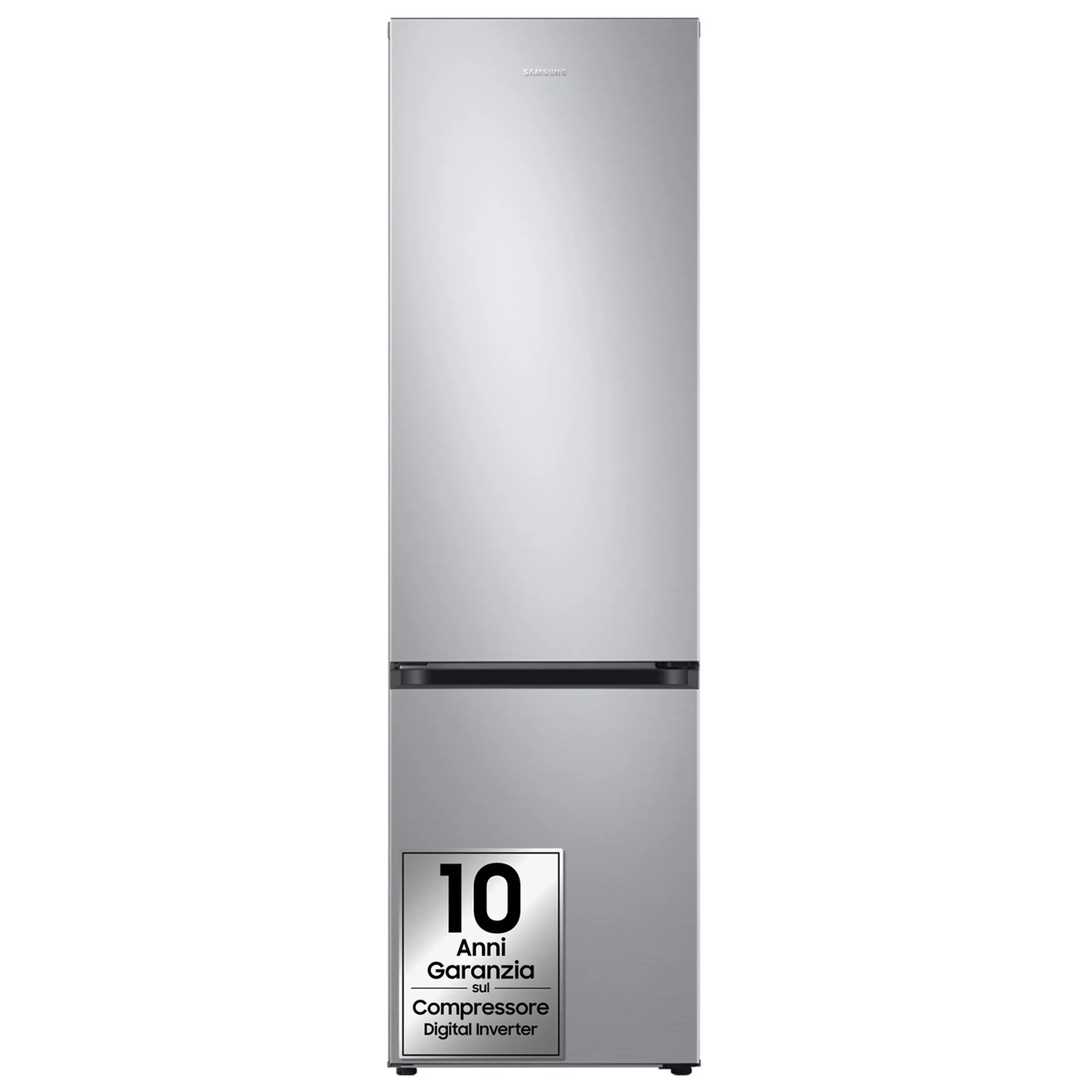 FRIGORIFERO COMBINATO SAMSUNG RB38C607AS9/EF, Capacità netta totale 387 l, Rumorosità: 35 dB(A), LAN wireless, 5 ripiani, Dimensioni: L 59,5 cm A 203 cm P 65,8 cm, Metal Inox, Classe A