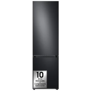FRIGORIFERO COMBINATO SAMSUNG RB38C7B6AB1/EF BESPOKE, Capacità netta totale 387 l, Rumorosità: 35 dB(A), LAN wireless, 4 ripiani, Dimensioni: L 59,5 cm A 203 cm P 65,8 cm, Antracite, Classe A