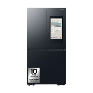 Frigorifero americano SAMSUNG RF65DG9H0EB1EF, Sistema Multi Flow: No; Sistema raffreddamento frigorifero: No Frost; Sistema raffreddamento congelatore: No Frost, Capacità netta totale 636 l, Rumorosità: 37 dB(A), LAN wireless, Dispenser acqua, Dispenser ghiaccio, Dimensioni: L 91,2 cm A 182,5 cm P 72,3 cm, Antracite, Classe E