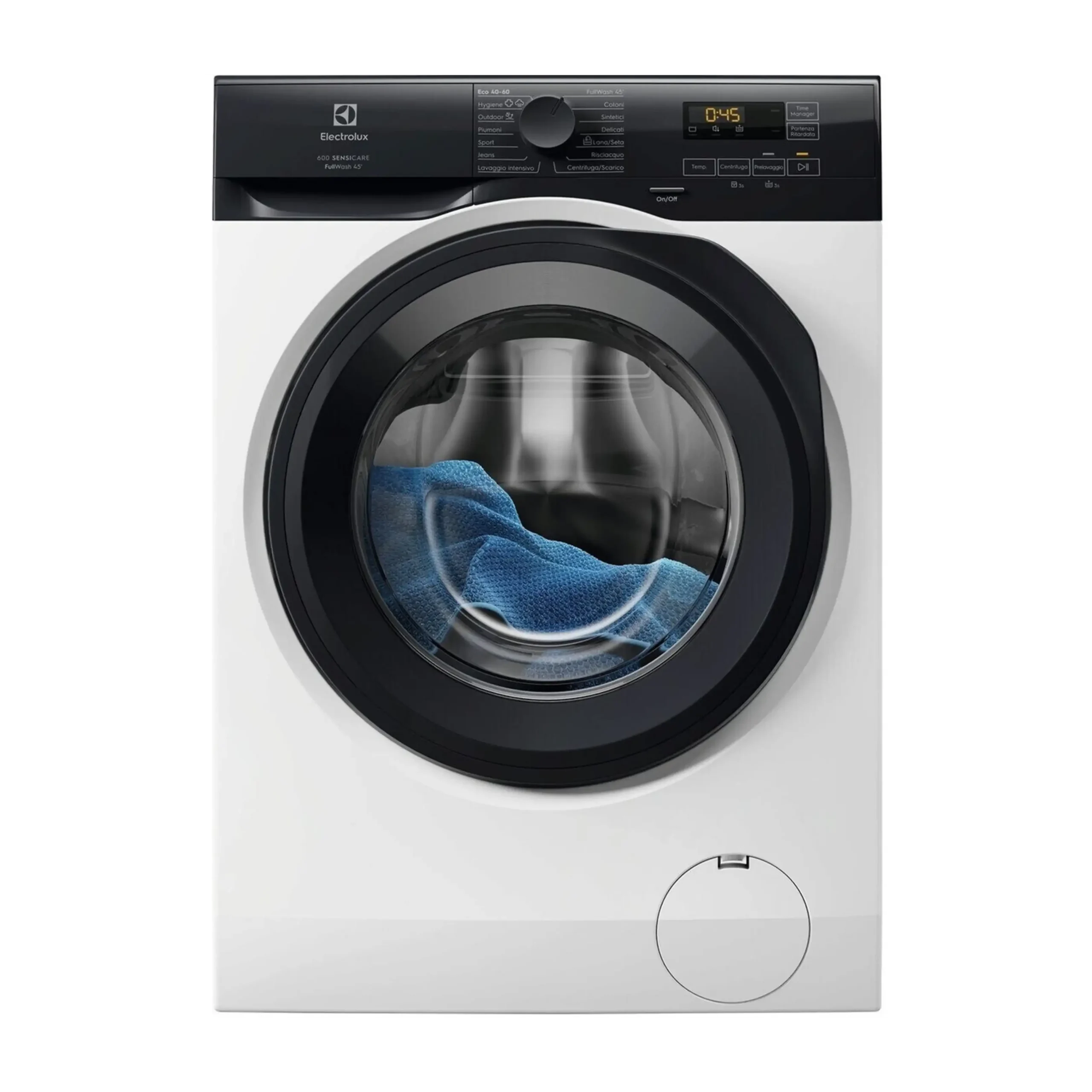 ELECTROLUX EW6FCH19Z LAVATRICE, Caricamento frontale, 9 kg, 14 programmi, Profondità 63,6 cm, Giri 1400 rpm, Bianco, livello rumorosità centrifuga 76 dB(A), Classe A
