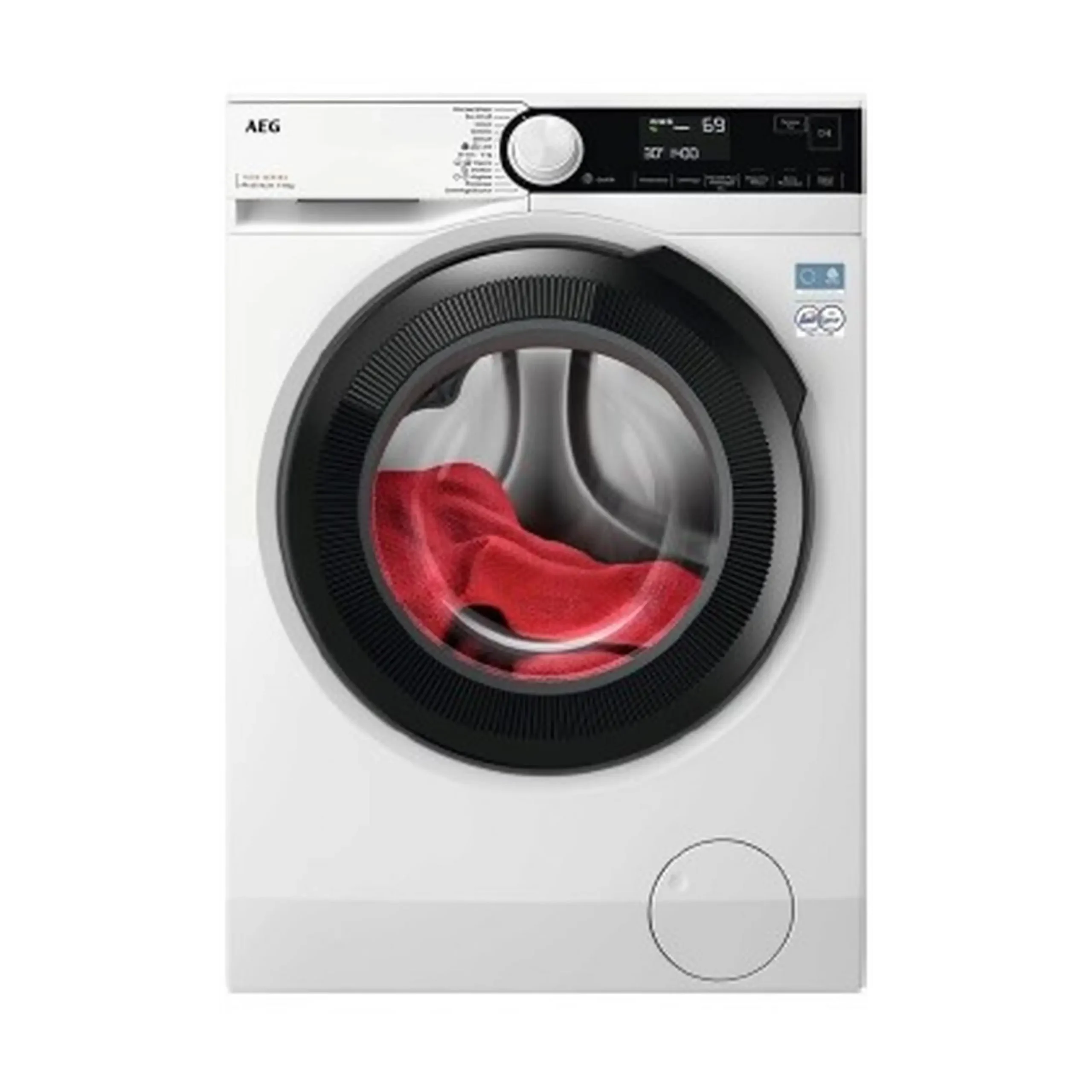 AEG LR7FD114B LAVATRICE, Caricamento frontale, 11 kg, 13 programmi, Giri 1351 rpm, Bianco, livello rumorosità centrifuga 72 dB(A), Classe A