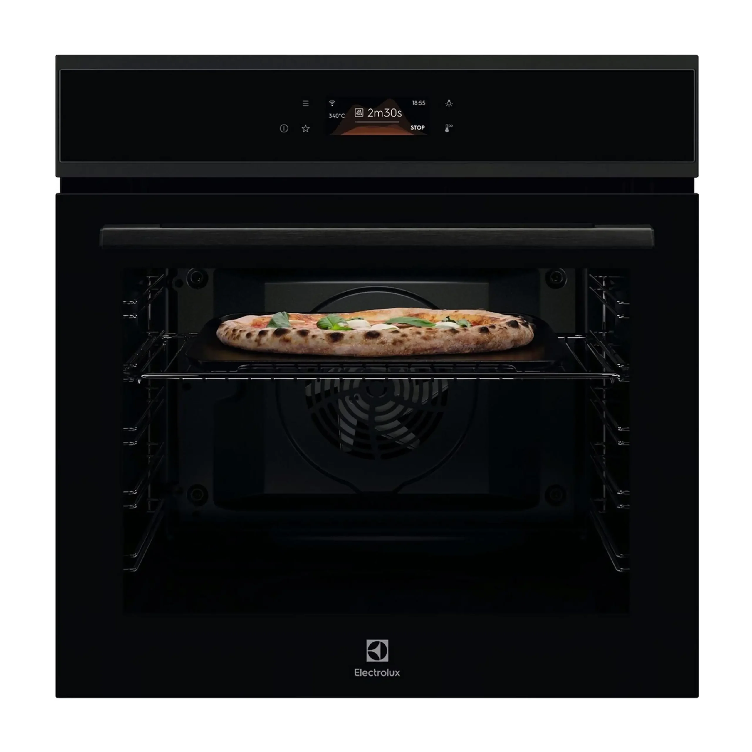 ELECTROLUX EOX8P18WH FORNO INCASSO Capacità 72 l, dimensoni: L 59,4 cm - A 58,9 cm - P 56,9 cm, NERO, classe A++
