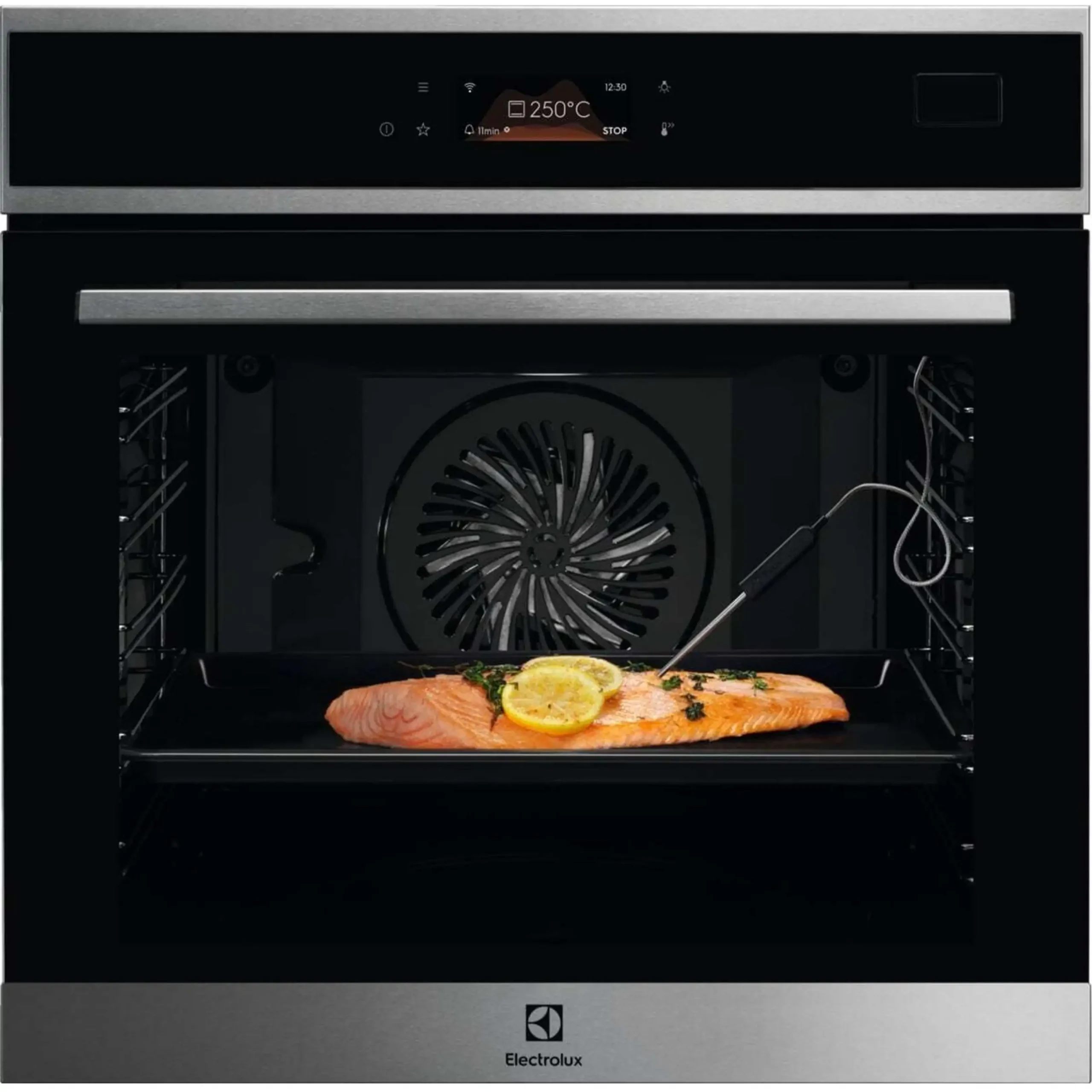 ELECTROLUX COB8S09WX FORNO INCASSO Capacità 70 l, dimensoni: L 59,5 cm - A 59,4 cm - P 56,7 cm, nero, classe A++