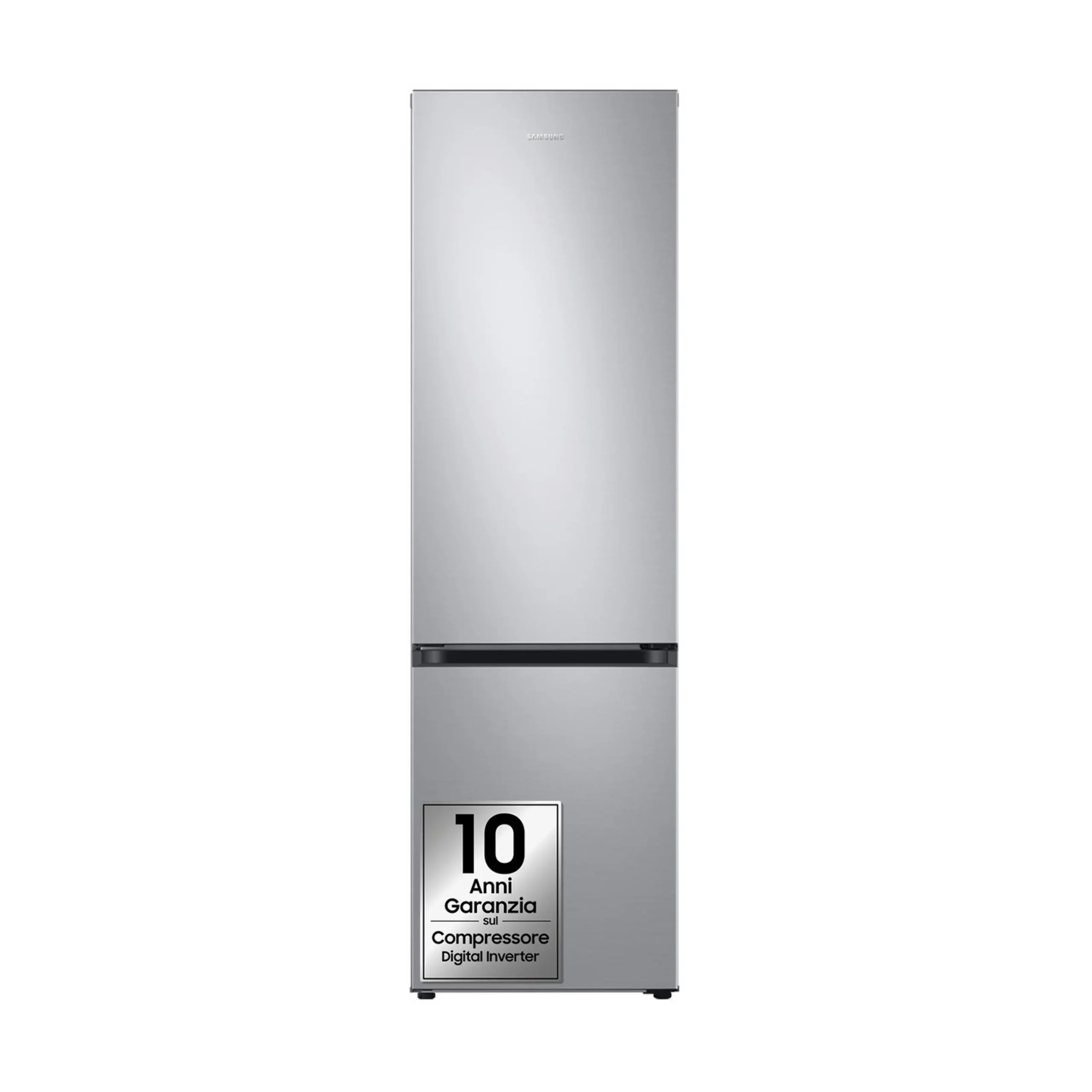 FRIGORIFERO COMBINATO SAMSUNG RB38C600DSA/EF, Capacità netta totale 390 l, Rumorosità: 35 dB(A), LAN wireless, 5 ripiani, Dimensioni: L 59,5 cm A 203 cm P 65,8 cm, Silver, Classe D