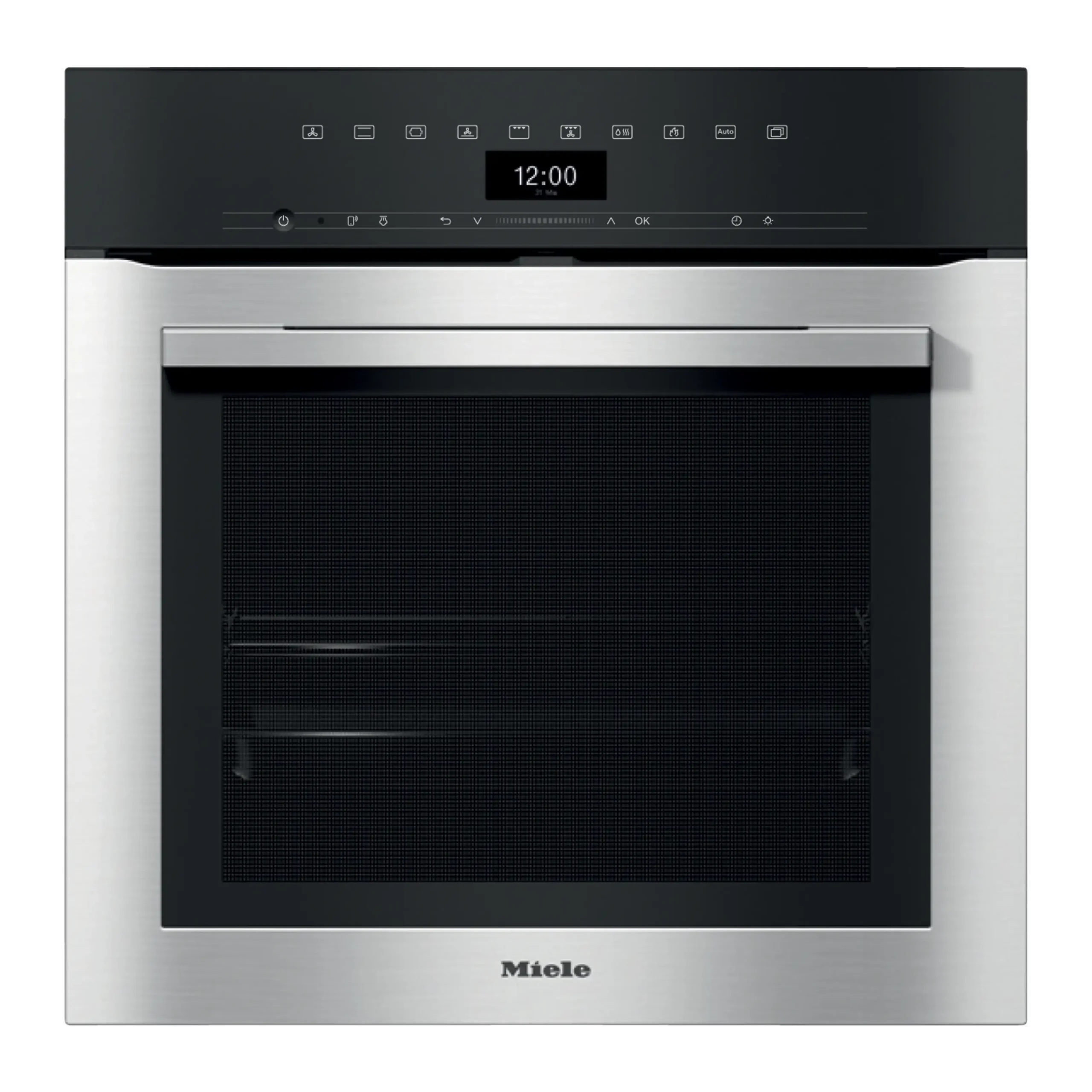 MIELE H 7364 BP EDST/CLST FORNO INCASSO Capacità 76 l, dimensoni: L 56,8 cm - A 59,5 cm - P 55 cm, CleanSteel, classe A+