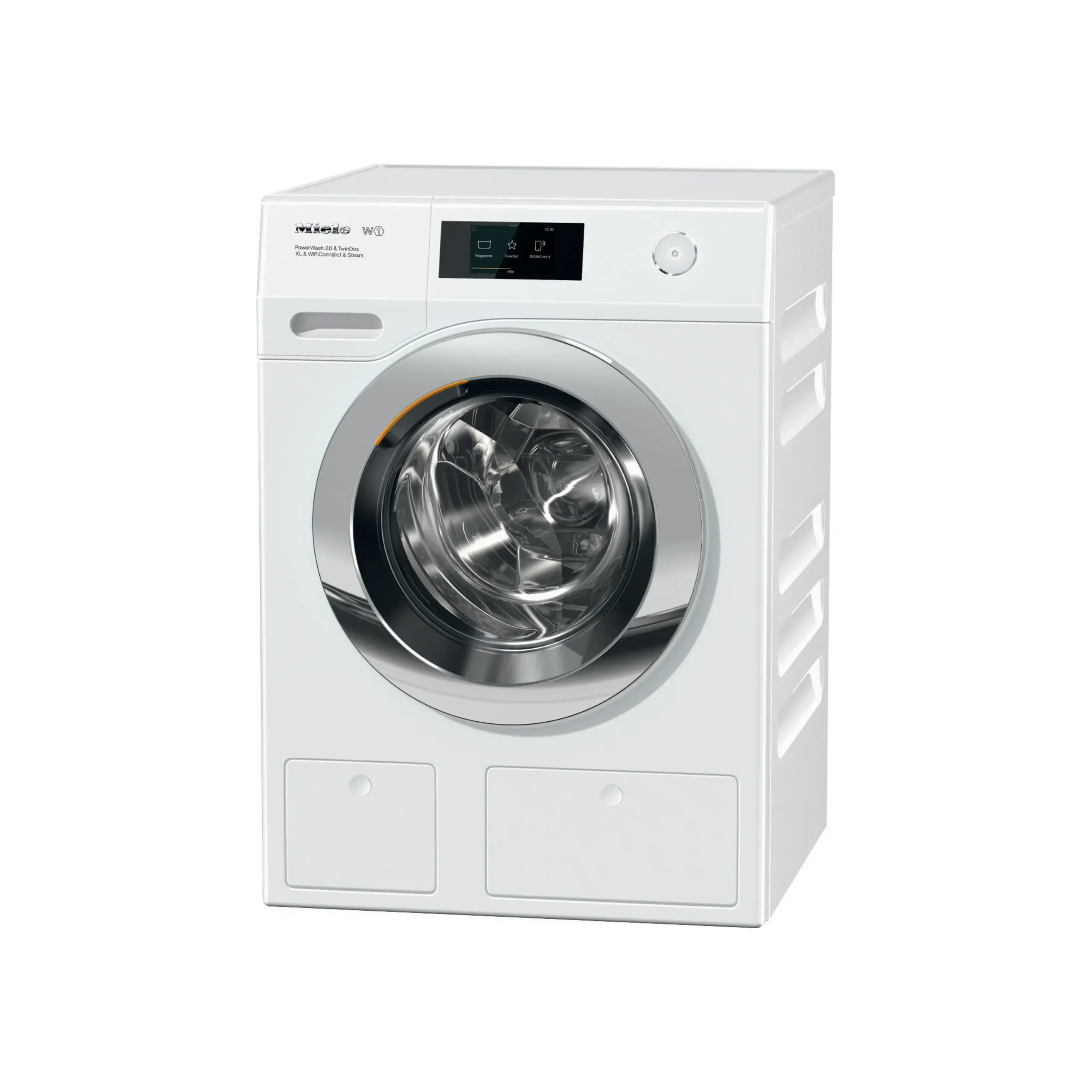 MIELE WCR 870 Wifi TD&PW LAVATRICE, Caricamento frontale, 9 kg, 26 programmi, Profondità 63,6 cm, Giri 1600 rpm, bianco, livello rumorosità centrifuga 68 dB(A), Classe A