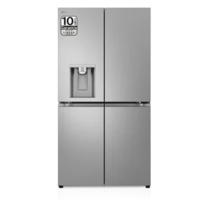 FRIGORIFERO AMERICANO LG GML960PYBE, Dispenser ghiaccio e acqua, No Frost, 4 Porte, Dinamico (assistito da ventola), Capacità netta totale 641 l, Rumorosità: 40 dB(A), LAN wireless, Dispenser acqua, Dispenser ghiaccio, Dimensioni: L 91 cm A 179,2 cm P 72,9 cm, Argento, Classe E