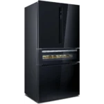 FRIGORIFERO AMERICANO SIEMENS KF96RSBEA, Capacità netta totale 572 l, Rumorosità: 39 dB(A), LAN wireless, Dimensioni: L 906 mm A 1830 mm P 736 mm, Nero, Classe E