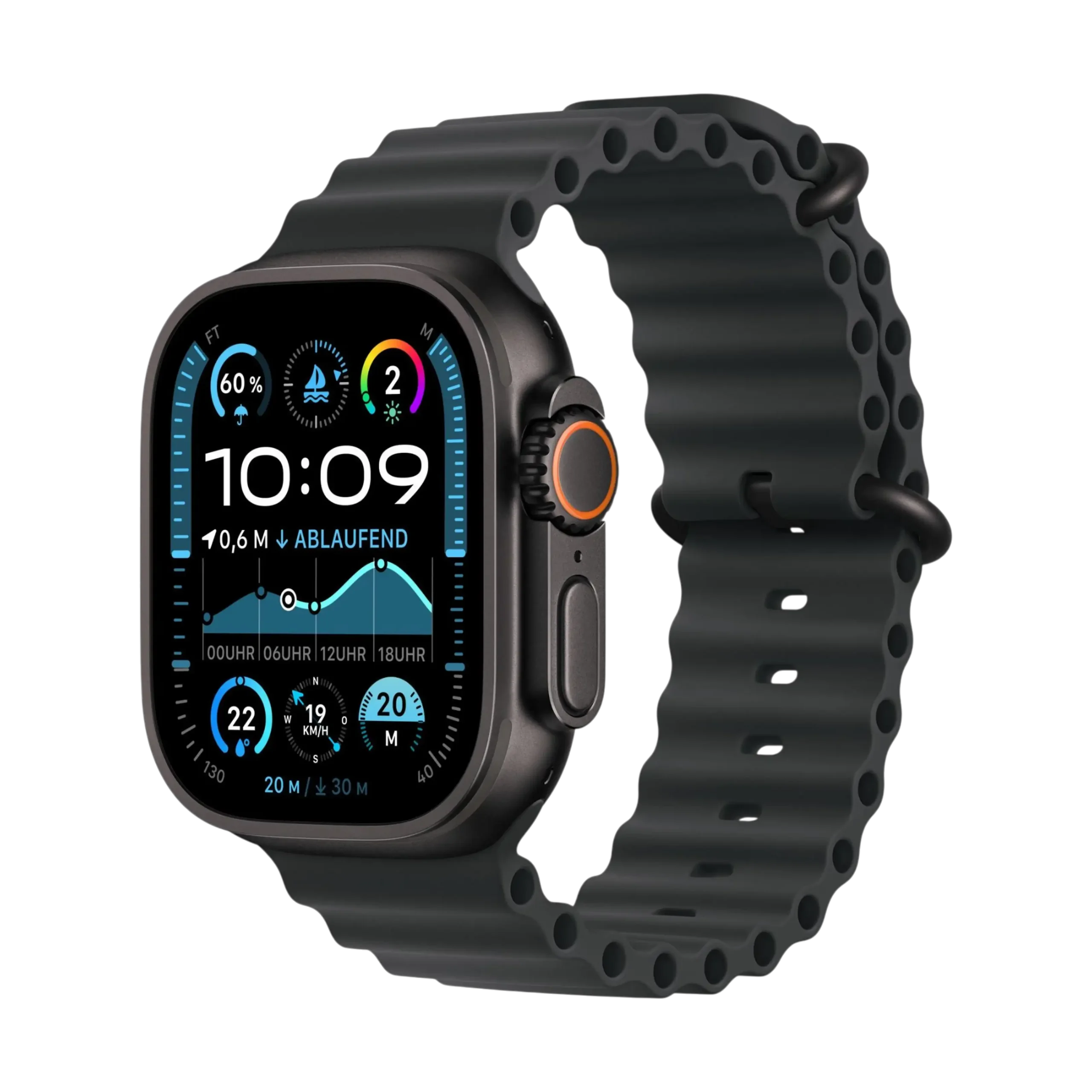 SMARTWATCH APPLE Watch Ultra 2, Cassa: 64 GB Cinturino: Nero