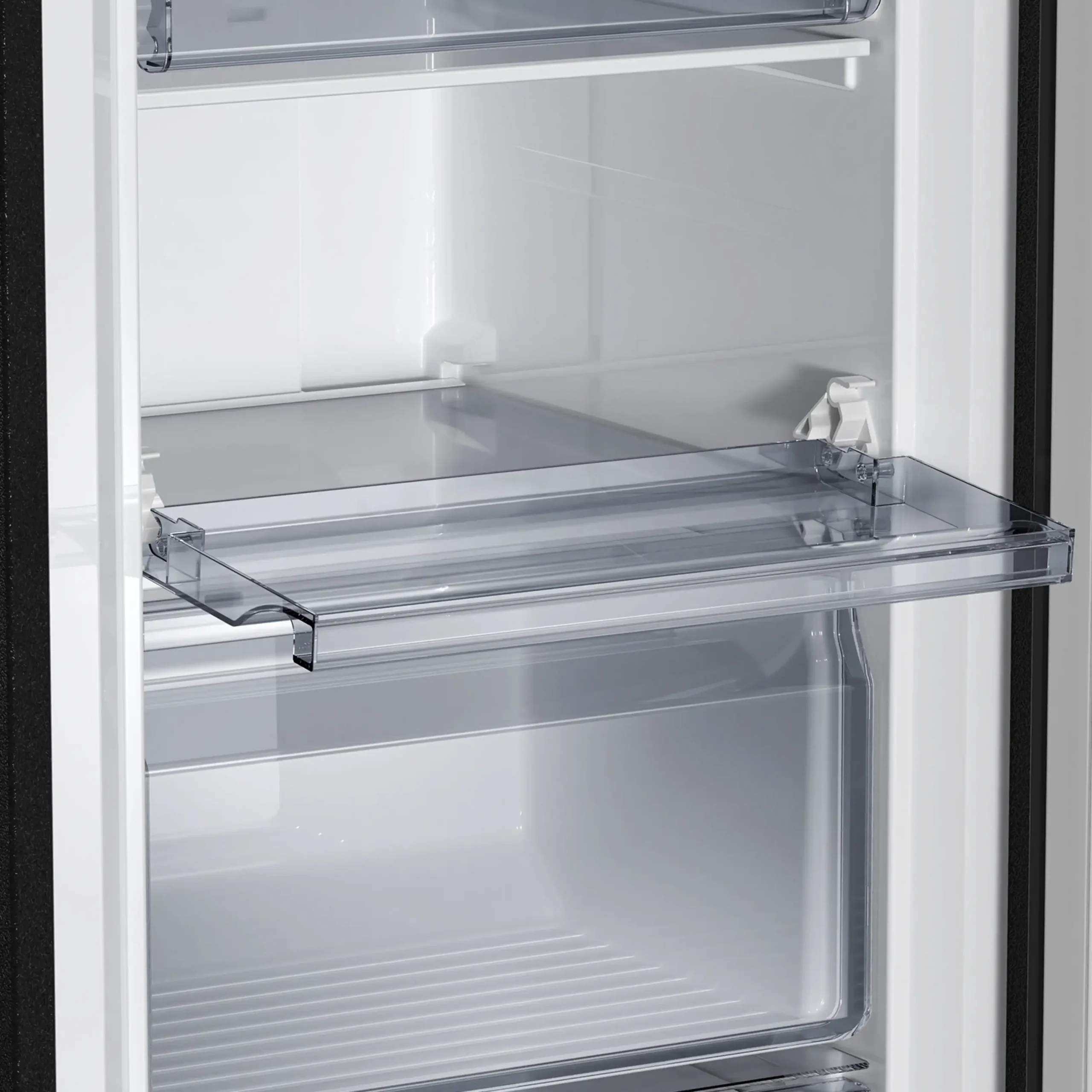 CHIQ FSD166NE4E Congelatore verticale, Capacità netta 166 l, dimensioni: L 58,0 cm, A 148,5 cm, P 63,0 cm, Rumorosità 44 dB(A), 5 cassetti, Inox Scuro, Classe E – Image 2